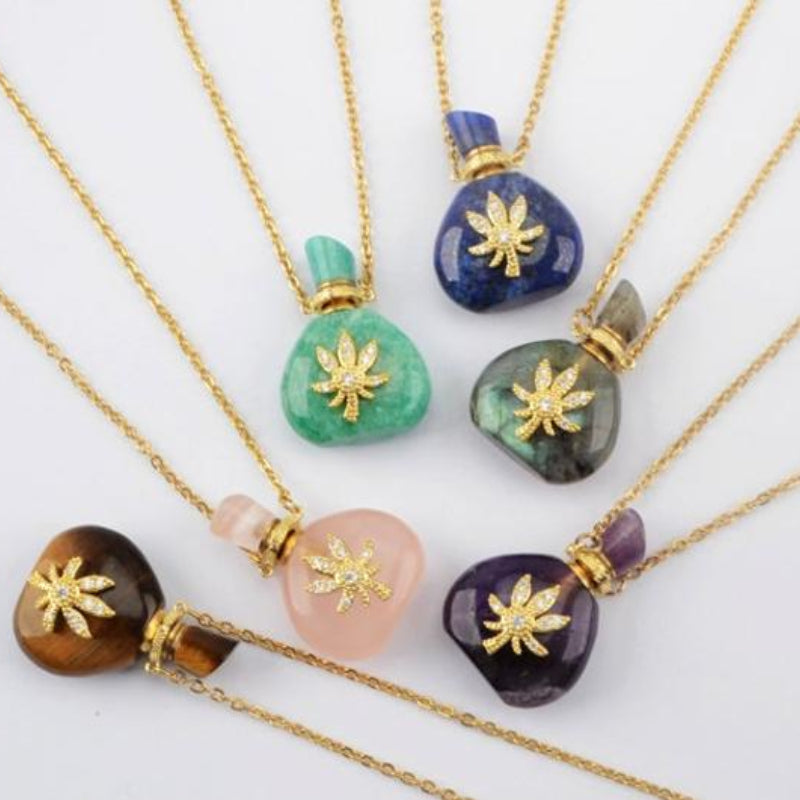 PERFUME BOTTLE NECKLACE FOR WOMEN