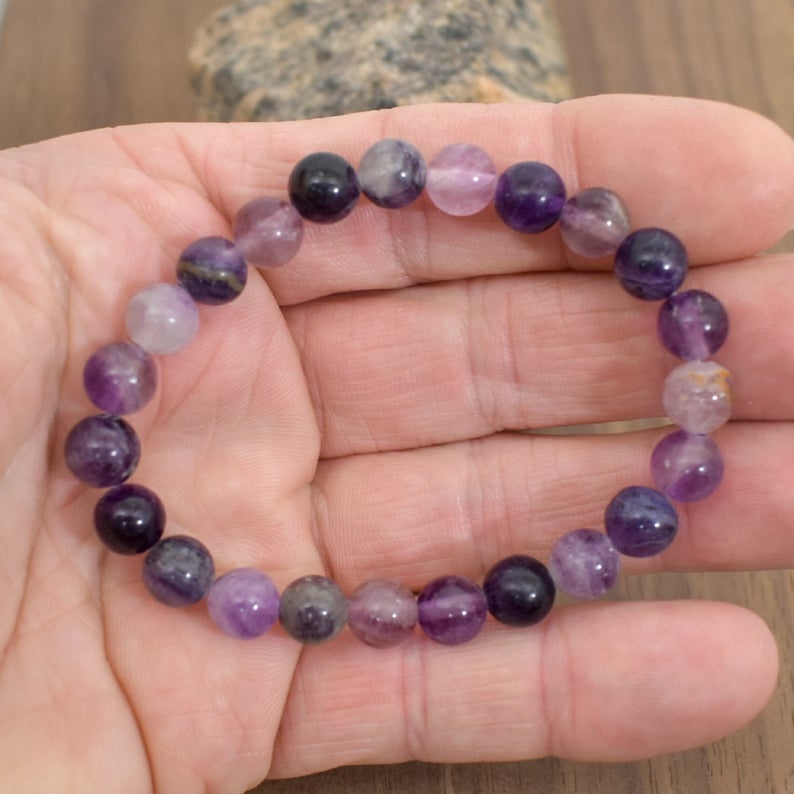 Purple Fluorite bracelet