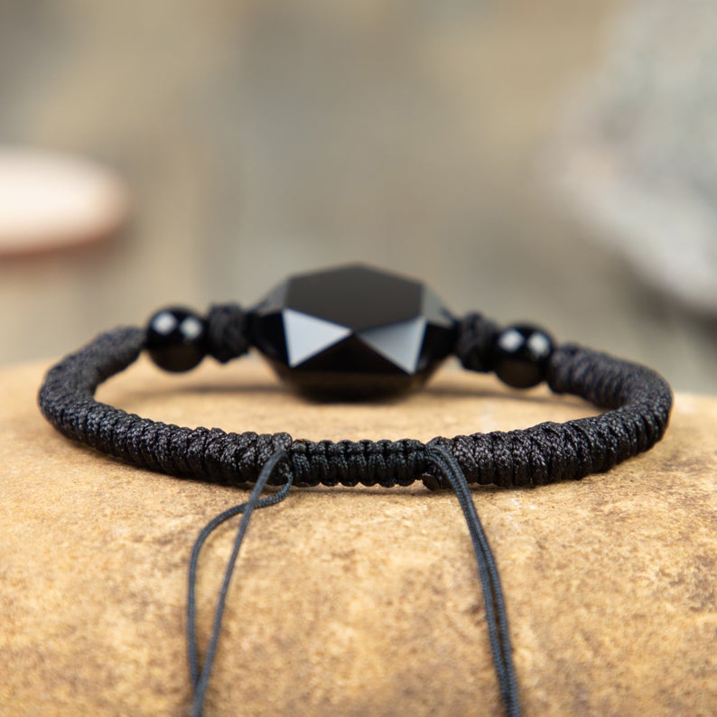 Black Obsidian Talisman necklace